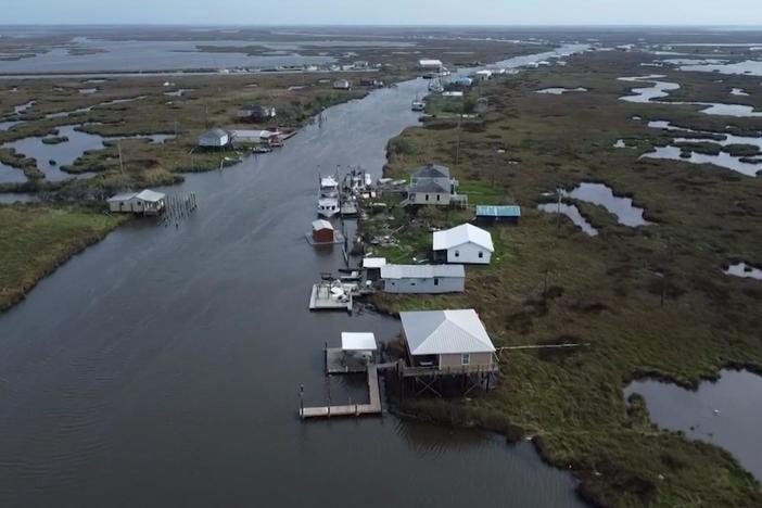 Native communities in Louisiana fight to save their land from rising seas