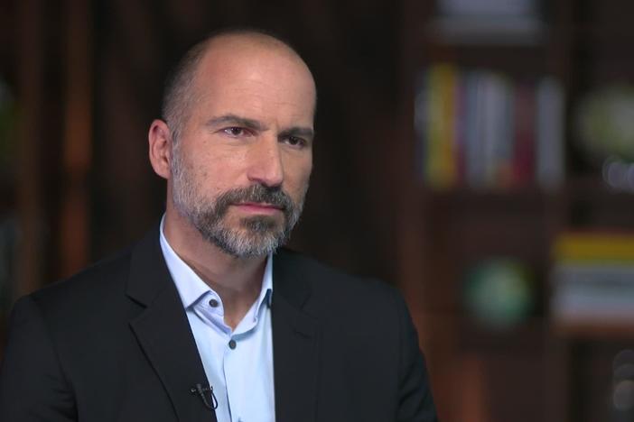 Dara Khosrowshahi joins the program to discuss the treatment of Uber drivers.