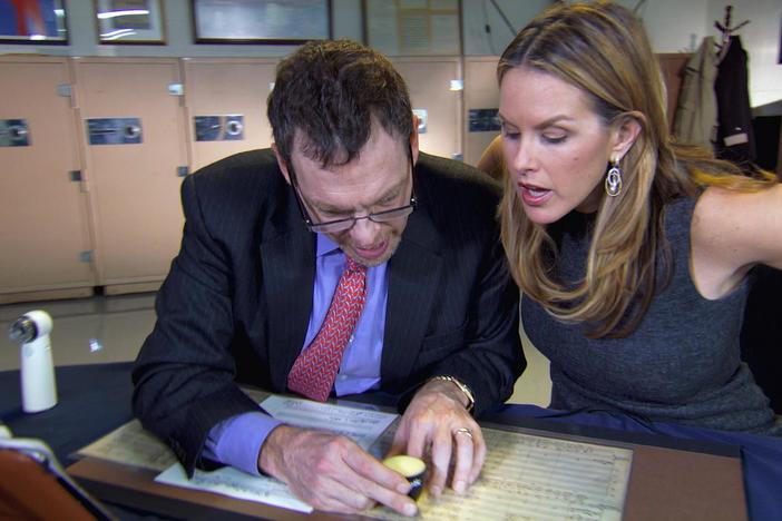 Was this handwritten sheet of music central to deciding our national anthem? 