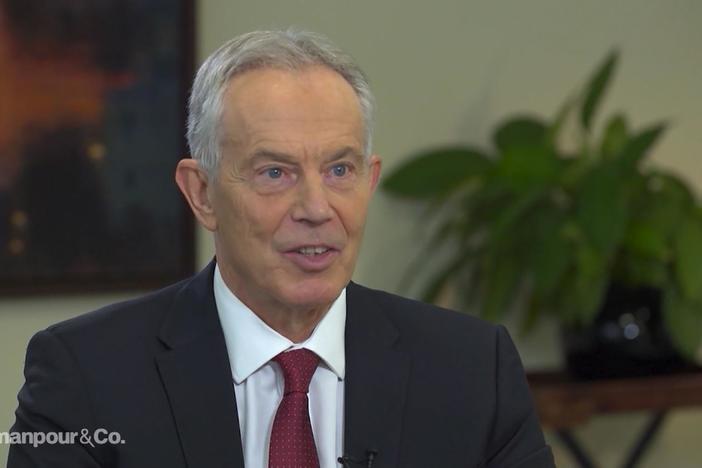 Former Prime Minister Tony Blair discusses the deeply partisan politics rocking the U.K.