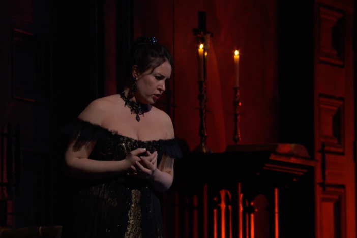 Watch Sonya Yoncheva sing Floria Tosca's aria.