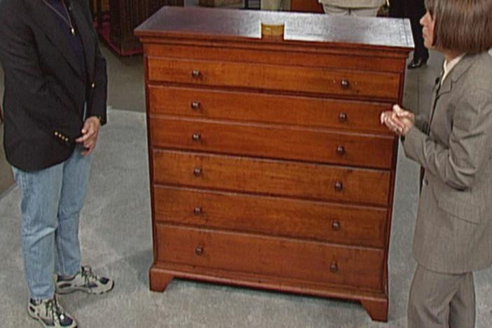 Appraisal: Tall Chest & Shaker Box, from Vintage Denver.