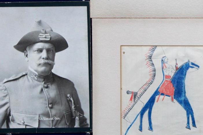 Appraisal: Plains Ledger Drawings, ca. 1880, from Seattle Hour 3.