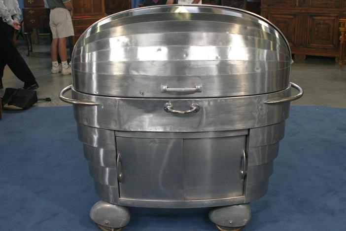 Appraisal: Meat Serving Cart, ca. 1930