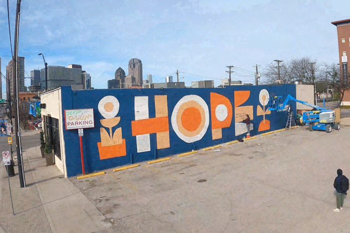 See a timelapse of how the PBS American Portrait mural in Dallas was created.