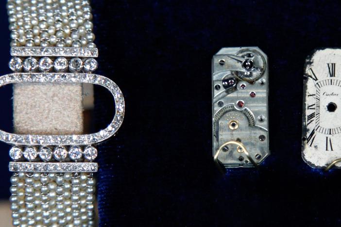 Appraisal: Cartier Art Deco Wristwatch, ca. 1920, from Myrtle Beach Hour 2.