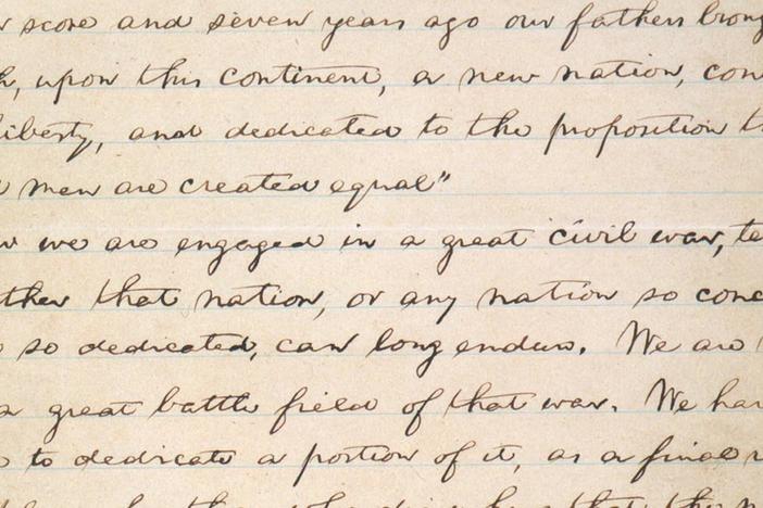 Watch students and tutors recite the Gettysburg Address in honor of its 150th anniversary.