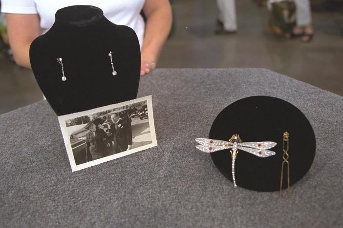 Appraisal: Spanish Earrings & Dragonfly Brooch, from Vintage Charlotte.