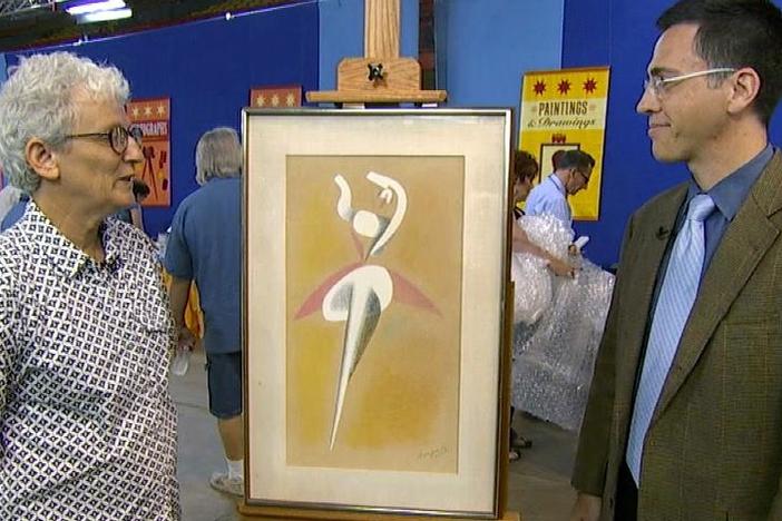 Appraisal: Alexander Archipenko Work on Paper, ca. 1935, from Rapid City Hour 2.