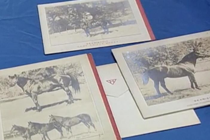 Appraisal: Seabiscuit Christmas Cards, ca. 1940