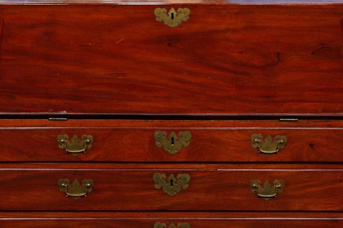 Appraisal: Chippendale Slant-Front Desk, ca. 1775, from Des Moines Hour 2