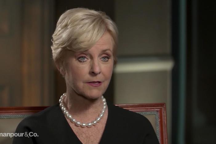 Cindy McCain joins the program to discuss her work fighting against human trafficking.
