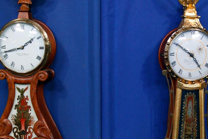 Elmer Stennes Wall Clocks, ca. 1970, from Atlanta Hour 1.