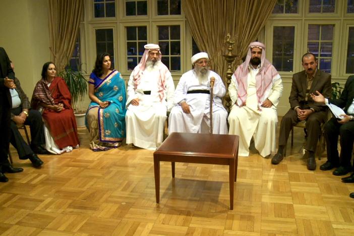 A delegation to the US appeals for more aid to protect an ancient religious minority.