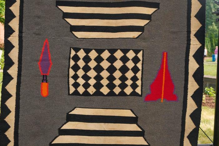 Appraisal: Navajo Pictorial Masons Weaving, ca. 1930