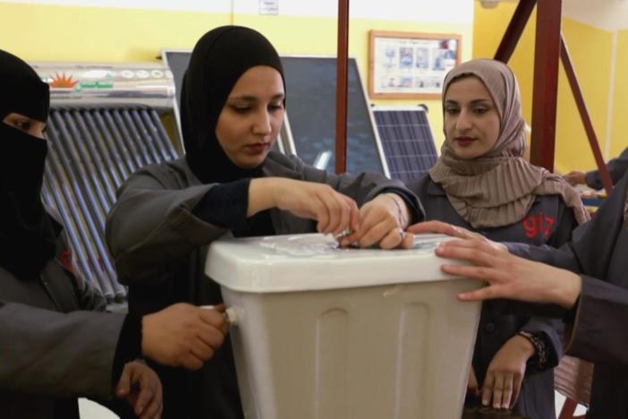 Can women tackle the country's water shortage by learning a new trade?