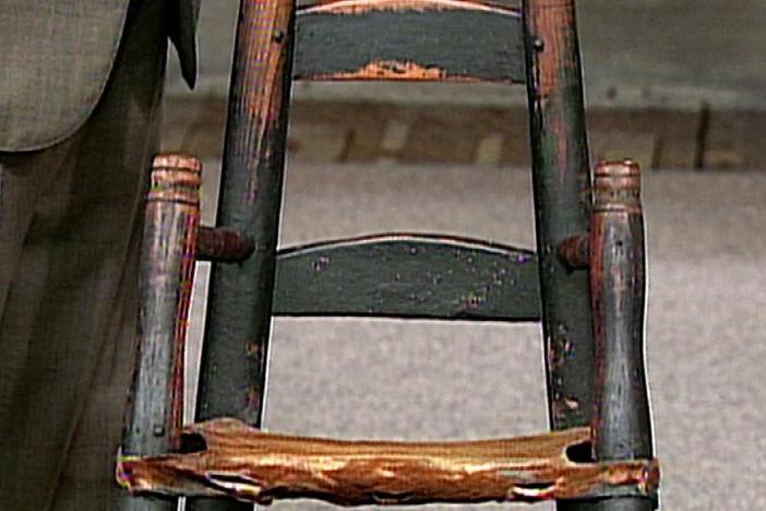 Appraisal: 18th-Century Child's High Chair, from Vintage Atlanta.