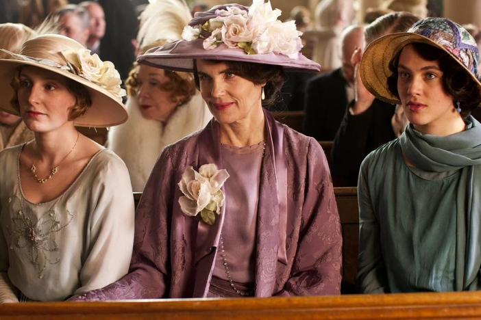 Downton Abbey cast on Season 3, episode 1 (Note: Contains Spoilers).