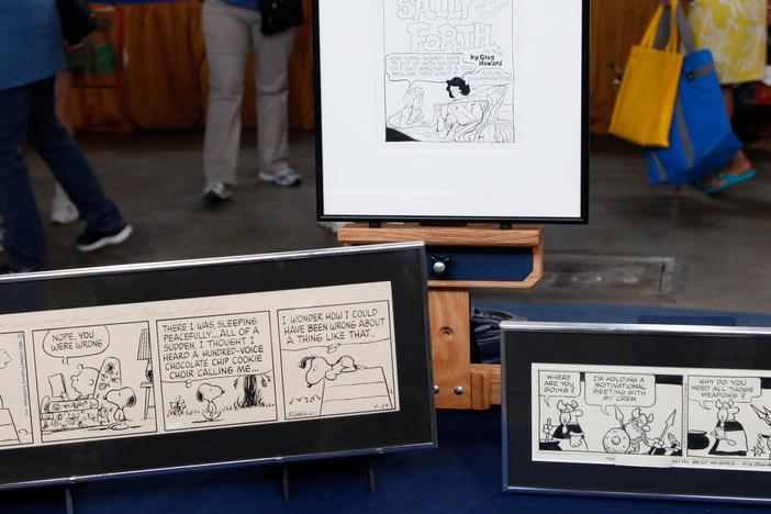 Appraisal: Signed Comic Art Panels, from Rapid City Hour 2.
