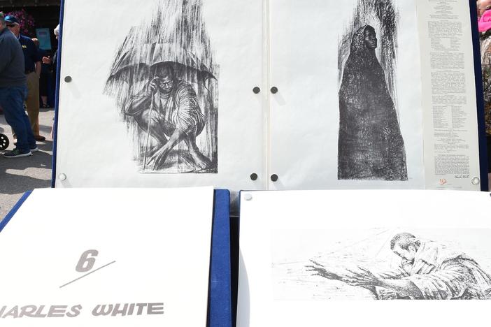 Appraisal: 1962 & 1963 Charles White Print Portfolios