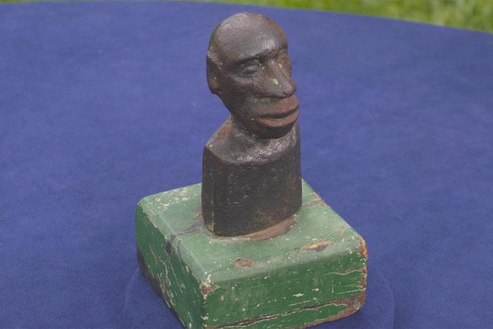 Appraisal: Cast Iron Bust, ca. 1900