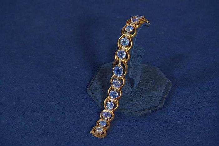 Appraisal: 1950 Sapphire Bracelet, from Cleveland Hr 1.