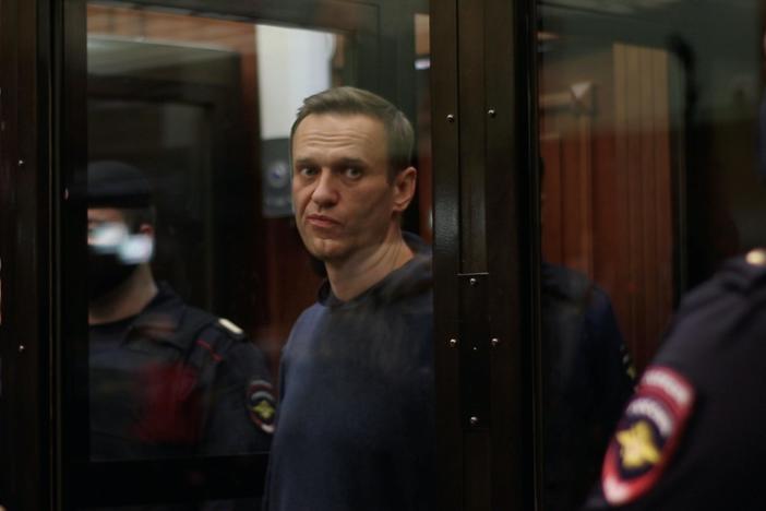 Calls for mass protests in Russia after opposition leader is sentenced to prison