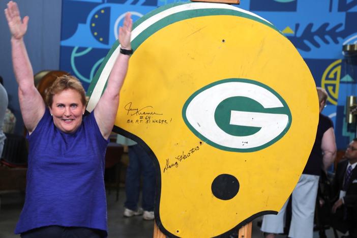 Appraisal: 1967 Green Bay Packers "Ice Bowl" Sign, in Green Bay Hour 1.