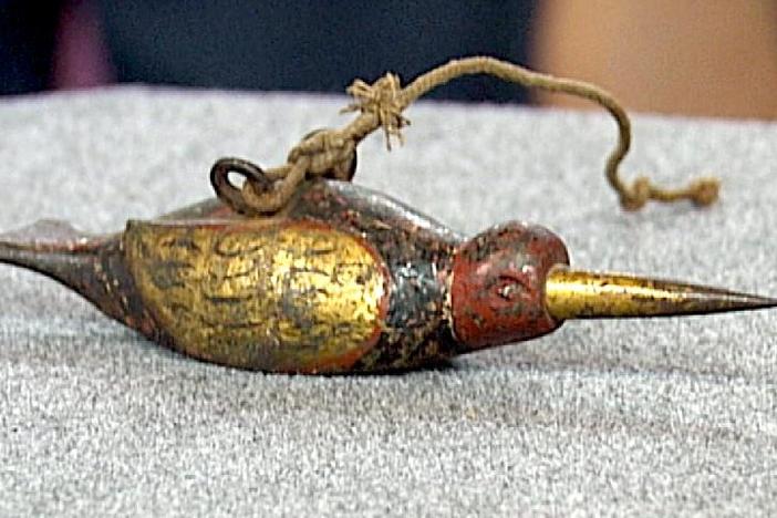 Appraisal: Cast Iron Bird Gate Weight, ca. 1900, from Vintage Toronto.