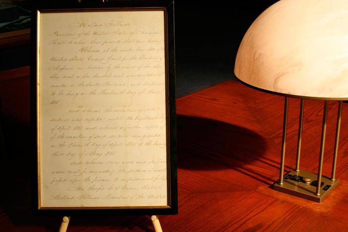 Did President Fillmore pardon a Native American convicted of murder?