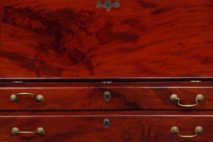Appraisal: 1798 Chippendale Slant-Front Desk, from Billings Hour 3