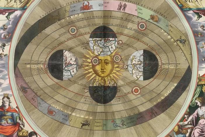 Galileo challenged the widely-accepted belief that the universe revolved around the earth.