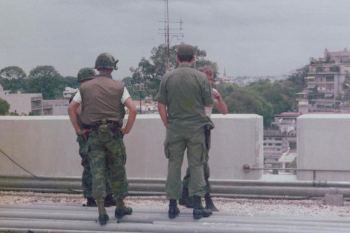 Marine Guard Juan Valdez tells his story. Last Days in Vietnam premieres April 29 at 9/8c.