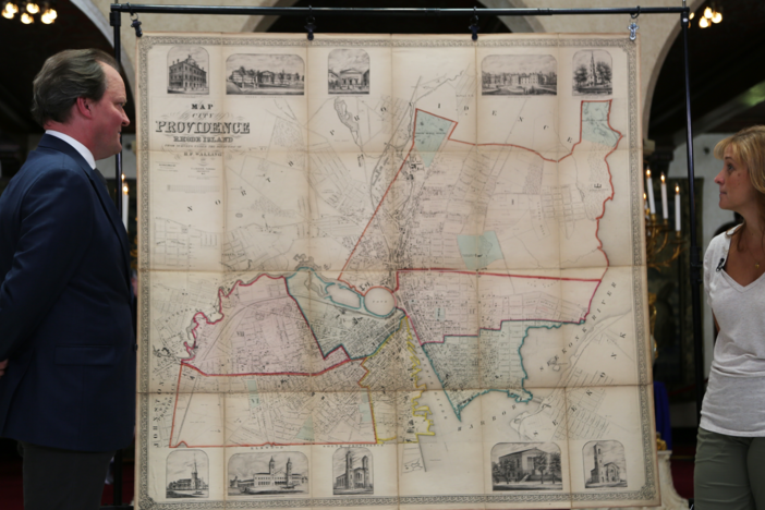 Appraisal: 1857 Henry Francis Walling Providence Map