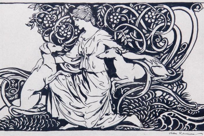 Appraisal: Arthur Rackham Ink Illustration, from ROADSHOW's Special: Cats & Dogs