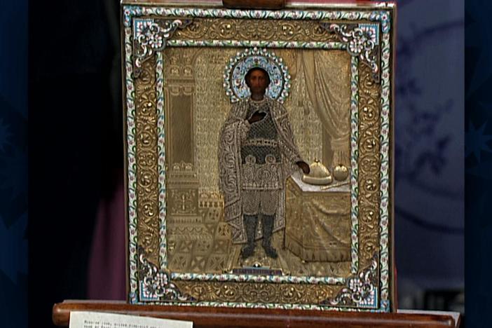 Appraisal: Russian Icon, ca. 1860, from Vintage Las Vegas.