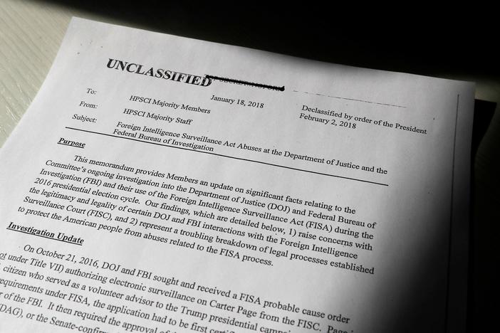 The Nunes memo charges that the FBI and DOJ got permission to spy on a campaign adviser.
