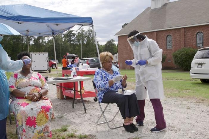 Local groups are running pop-up testing sites in South Carolina