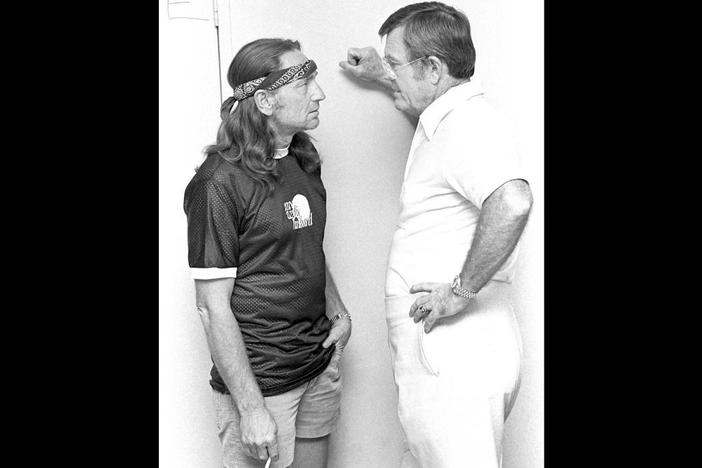 Coach Darrell Royal was inducted into the Austin City Limits Hall of Fame April 26, 2014.