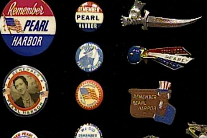 Appraisal: Pearl Harbor Buttons, ca. 1941, from Vintage Los Angeles.