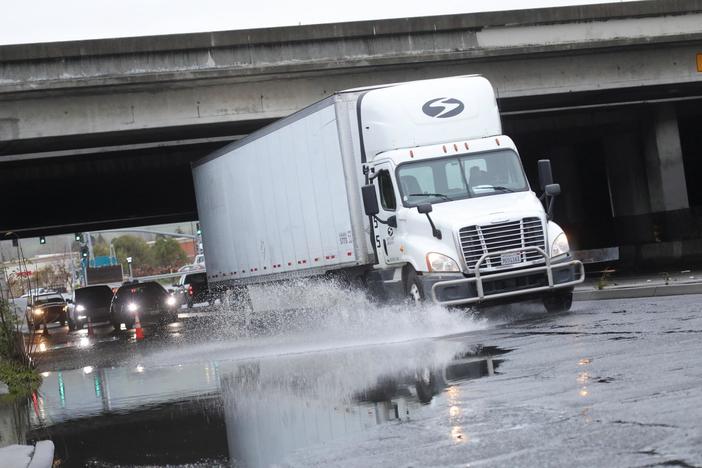 Atmospheric river hits portions of California, compounding weather woes