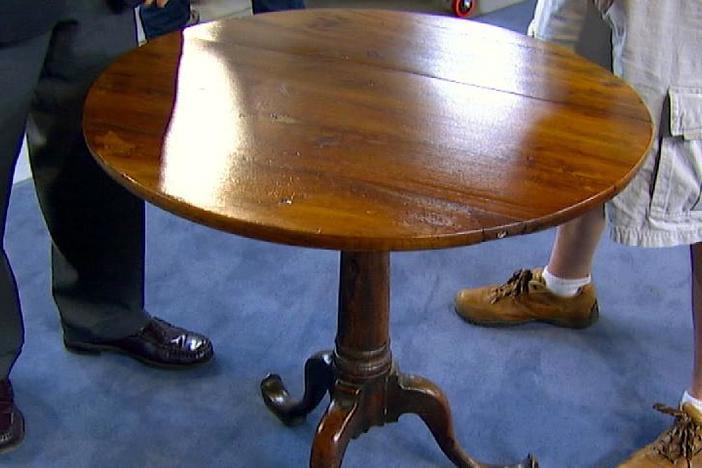 Appraisal: Bermuda Tea Table, ca. 1780, from Boise Hour 3.