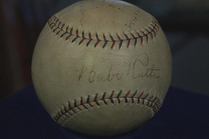 Appraisal: 1929 Ruth, Gehrig & Lazzeri-signed Baseball