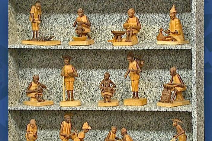 Appraisal: African Folk Art Carvings, ca. 1960, from Vintage Columbus.