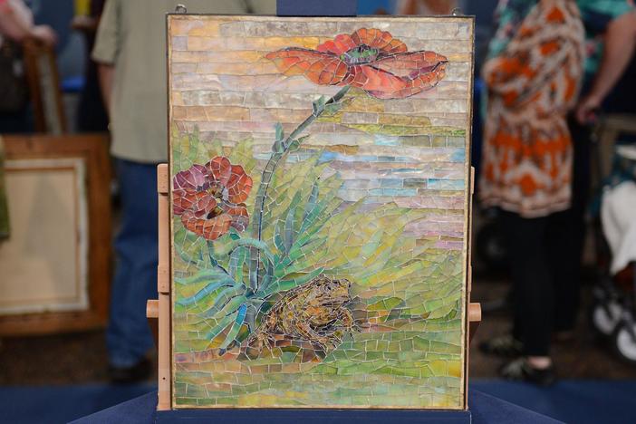Appraisal: Tiffany Studios Mosaic Panel, ca. 1905, from Palm Springs Hour 2.