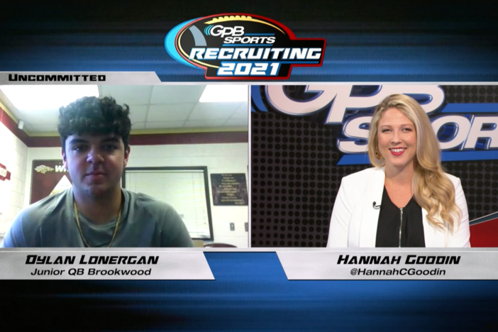 GPB’s Hannah Goodin talks to Brookwood QB Dylan Lonergan about his recruiting process.