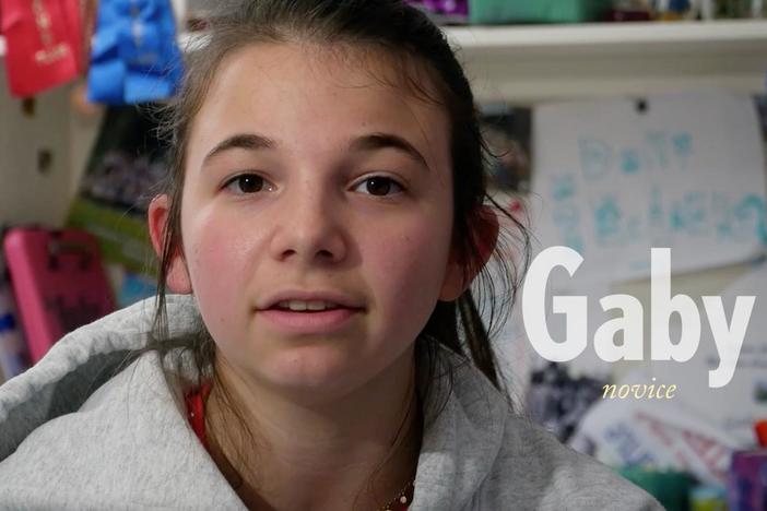 Gaby, a novice, is learning what it takes to stand up for herself as a person and debater.