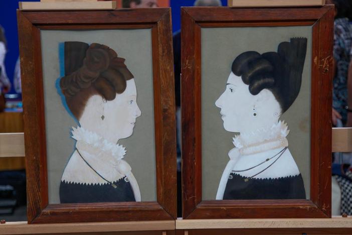 Appraisal: Portraits Attributed to Ruth H. Bascom, ca. 1830