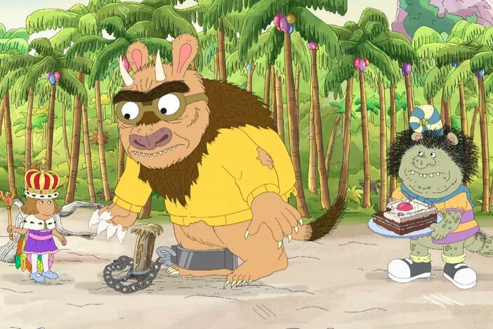 D.W. runs away to the magical island of Ukubonga and Arthur is transported to the future!