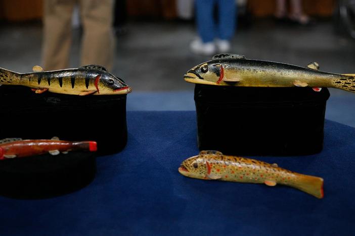 Appraisal: Oscar Peterson Fish Decoys, ca. 1932